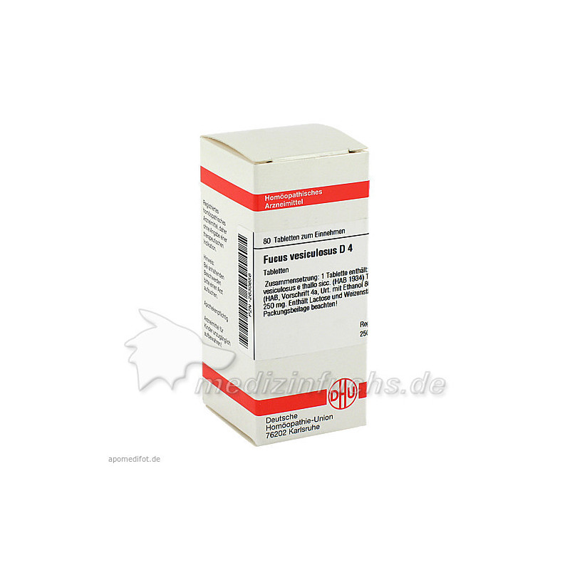 FUCUS VESICUL D 4, 80 ST – PZN 2630656