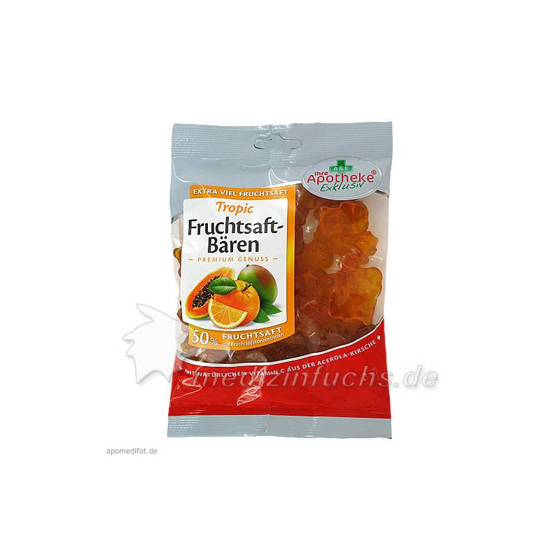 Fruchtsaft-Bären Tropic Apoth.Exkl. 50% Fruchtsaft, 200 G – PZN 9704228