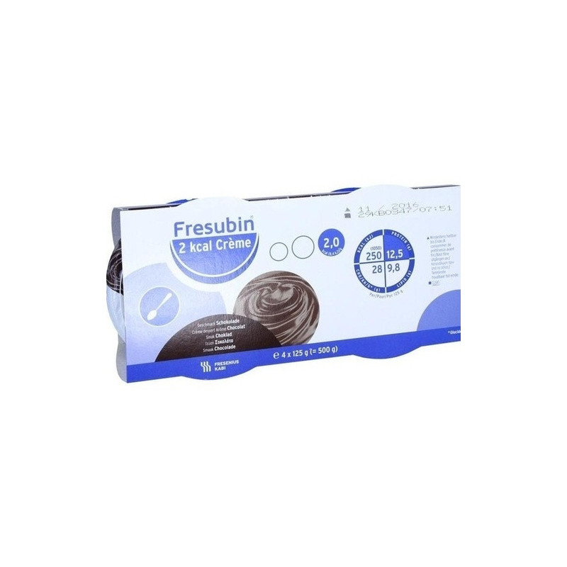 Fresubin 2kcal Creme Schokolade, 4X125 G – PZN 10199095