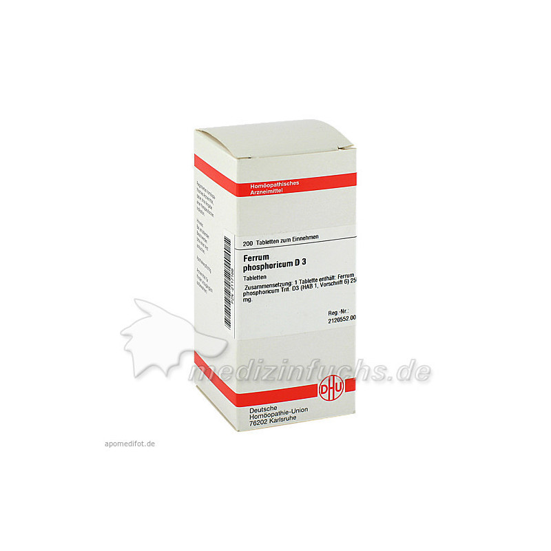 FERRUM PHOS D 3, 200 ST – PZN 2117166