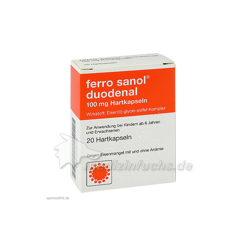 FERRO SANOL DUODENAL magens.res.Pellets in Kapseln, 20 ST – PZN 2520726