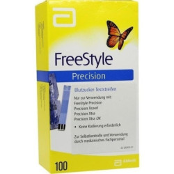 FreeStyle Precision Blutzucker-Teststr.o.Codieren, 100 ST – PZN 9609783