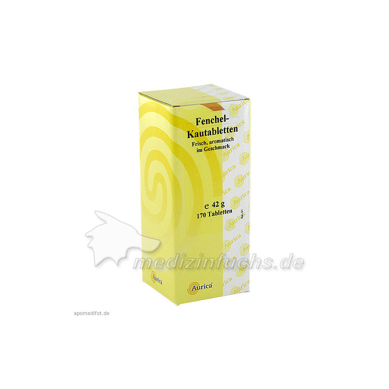 Fenchelkautabletten Aurica, 170 ST – PZN 8509111