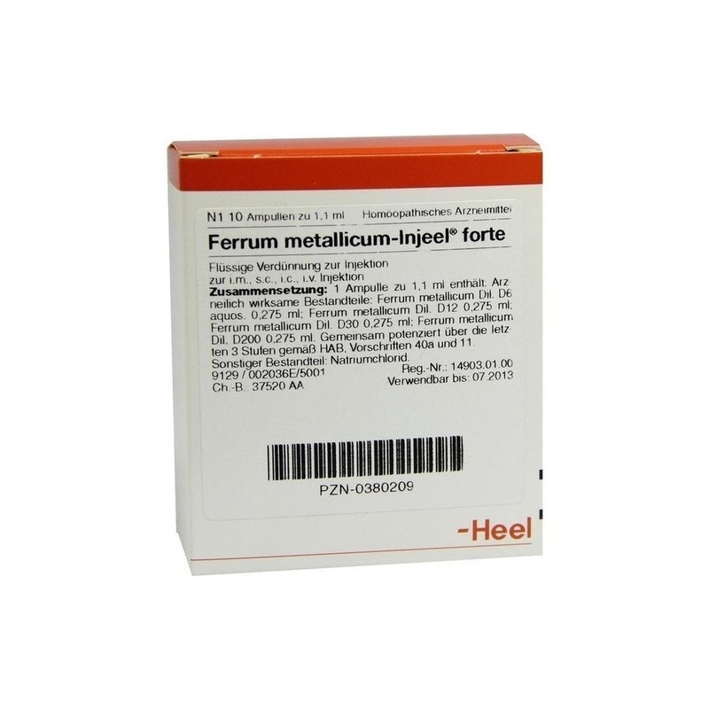 FERRUM MET INJ FORTE, 10 ST – PZN 380209