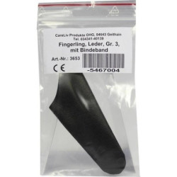Fingerling Leder mit Bindeband Gr.3, 1 ST – PZN 5467004