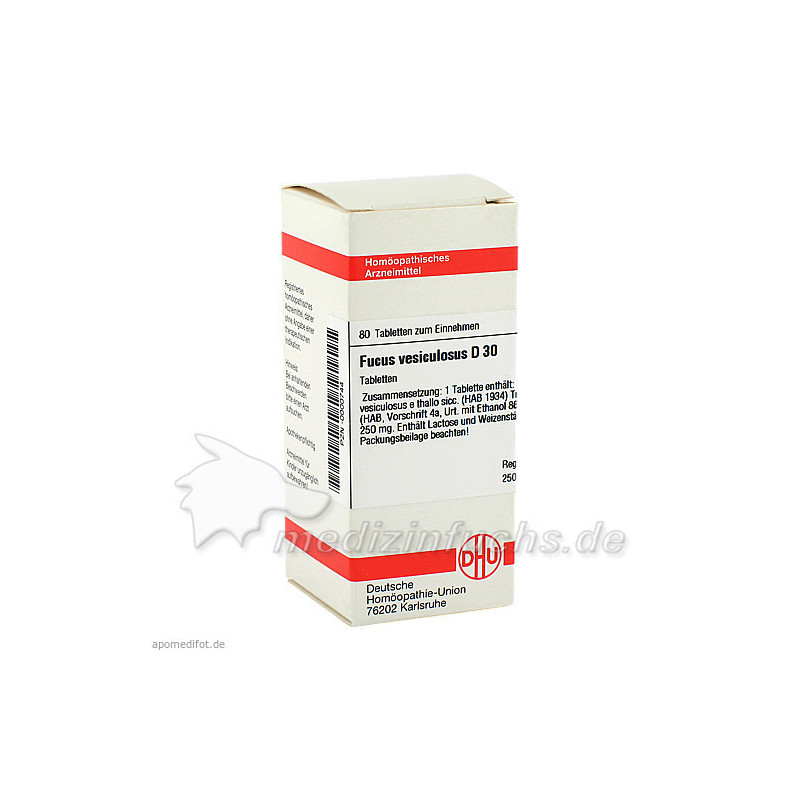 FUCUS VESICULOSUS D30, 80 ST – PZN 744