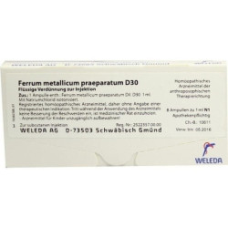 FERRUM MET PRAEP D30, 8X1 ML – PZN 2593530