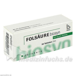 FOLSAEURE 5MG, 50 ST – PZN 3886642