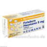 Folsäure Heumann 5mg Tabletten, 50 ST – PZN 3037593