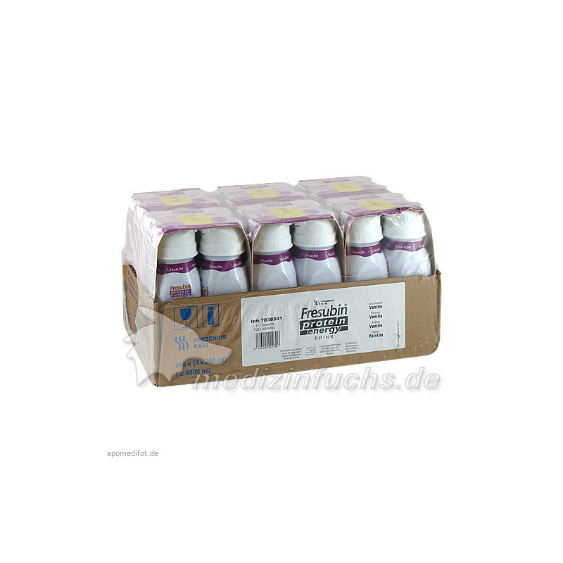Fresubin protein energy DRINK Vanille Trinkflasche, 6X4X200 ML – PZN 6698697