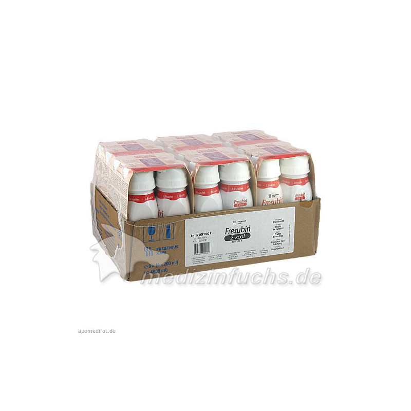 Fresubin 2 kcal DRINK Waldfrucht Trinkflasche, 24X200 ML – PZN 279781