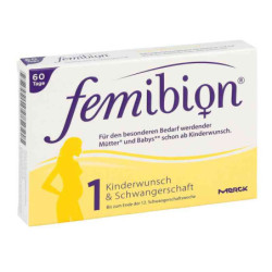 Femibion Schwangerschaft 1 D3+800 [my]g Folat Tabl (60 stk) – PZN 10933715