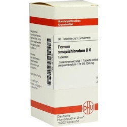 FERRUM SESQUICHLORATUM D 6, 80 ST – PZN 4217535