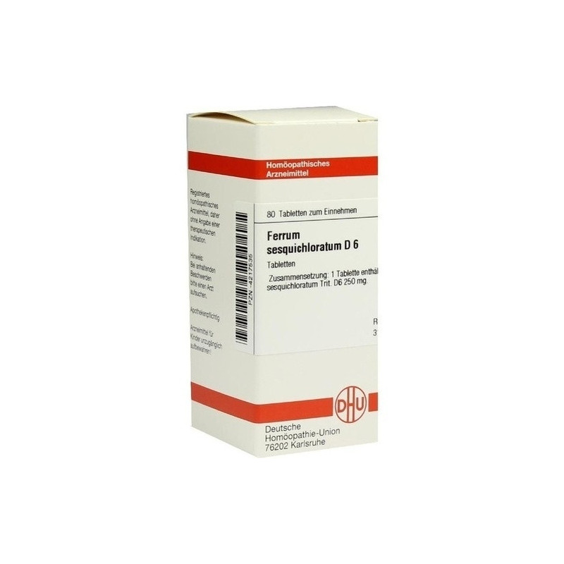 FERRUM SESQUICHLORATUM D 6, 80 ST – PZN 4217535