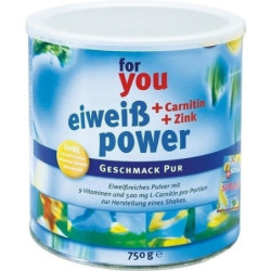 For you Eiweiß Power Pur, 750 G – PZN 10183680