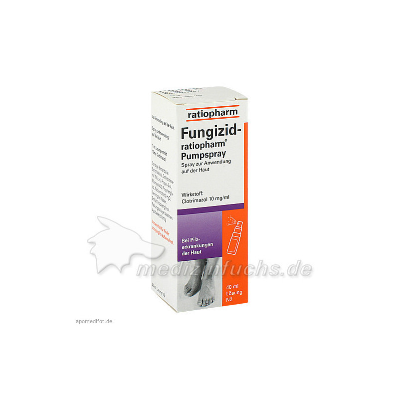 FUNGIZID RATIOPHARM PUMPSP, 40 ML – PZN 3417781