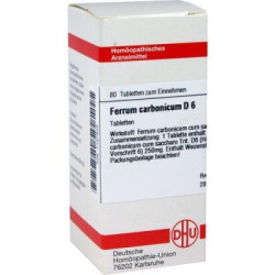 Ferrum Carbonicum D 6 Tabletten (80 stk) – PZN 7167849