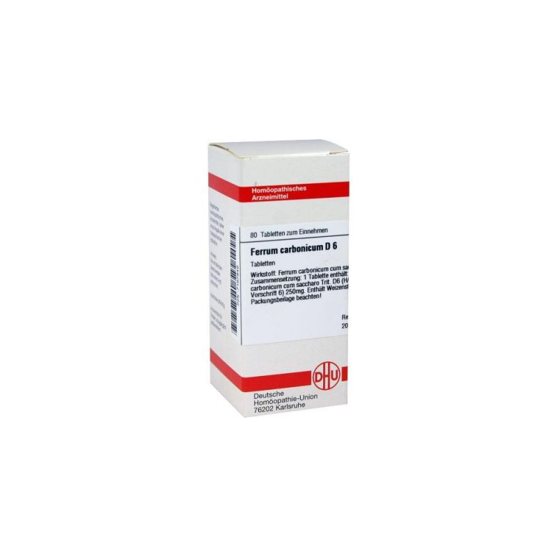 Ferrum Carbonicum D 6 Tabletten (80 stk) – PZN 7167849
