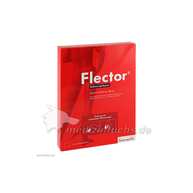 Flector Schmerzpflaster + elatischer Netzstrumpf, 2X5 ST – PZN 1895335