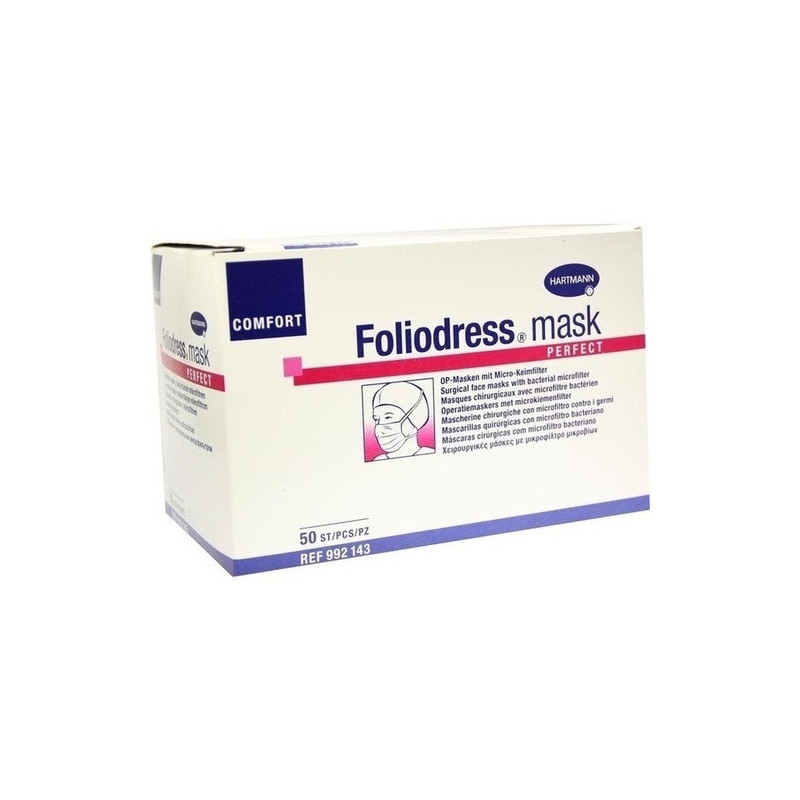 Foliodress mask Comfort Perfect grün OP-Masken, 50 ST – PZN 2845552