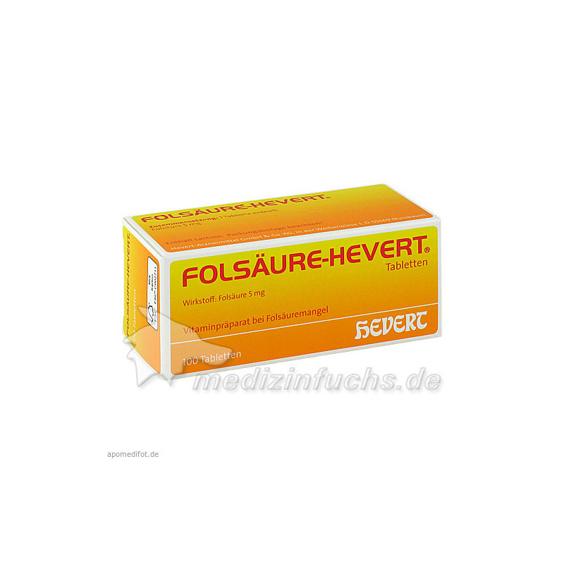 FOLSAEURE HEVERT, 100 ST – PZN 3477352