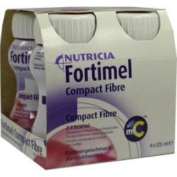 Fortimel Compact Fibre Erdbeere, 4X125 ML – PZN 6951073