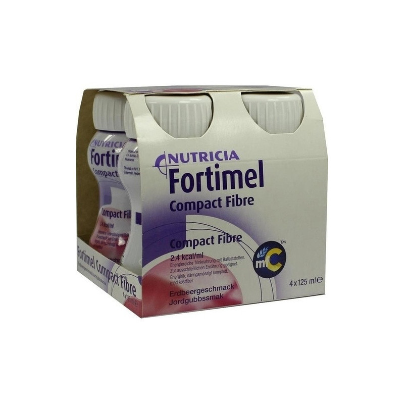 Fortimel Compact Fibre Erdbeere, 4X125 ML – PZN 6951073