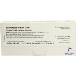 FERRUM SIDEREUM D10, 8X1 ML – PZN 1622258
