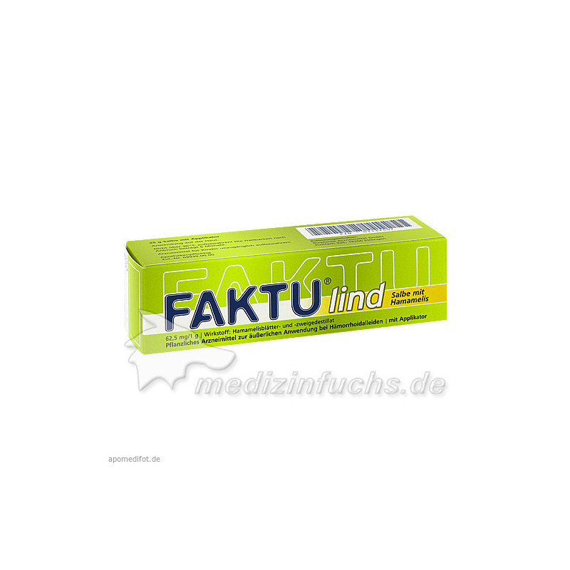 Faktu lind Salbe mit Hamamelis, 25 G – PZN 1132407