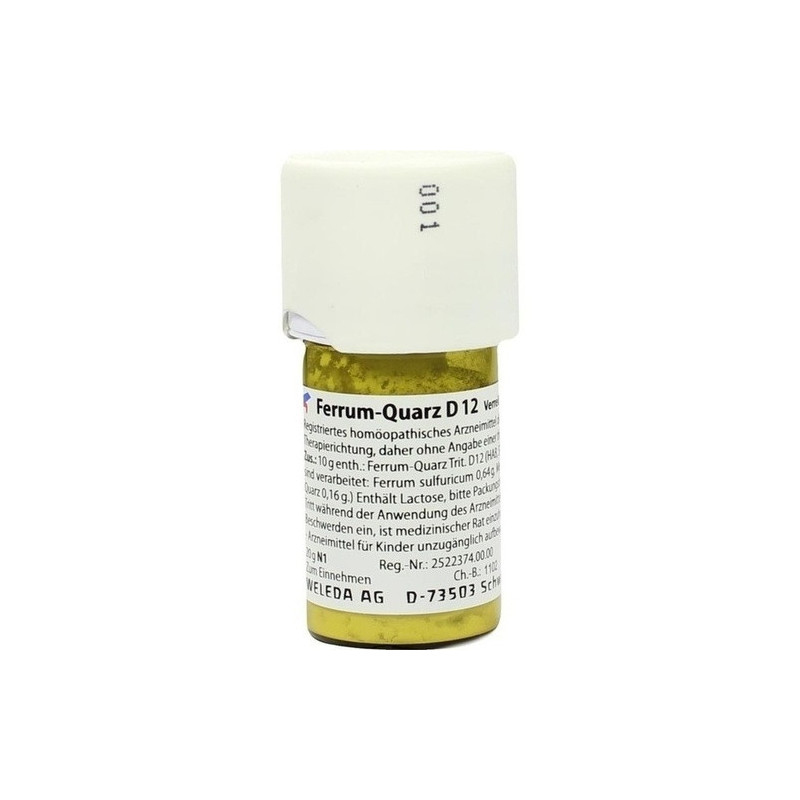 Ferrum Quarz D12, 20 G – PZN 3733424