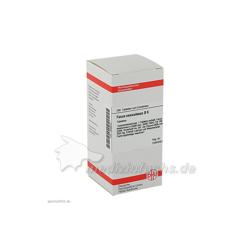 FUCUS VESICUL D 6, 200 ST – PZN 2899022