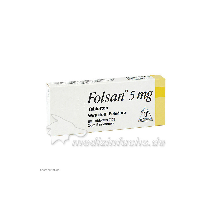 Folsan 5mg, 50 ST – PZN 9640907