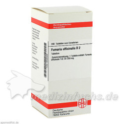 FUMARIA OFFICINALIS D 2, 200 ST – PZN 546489