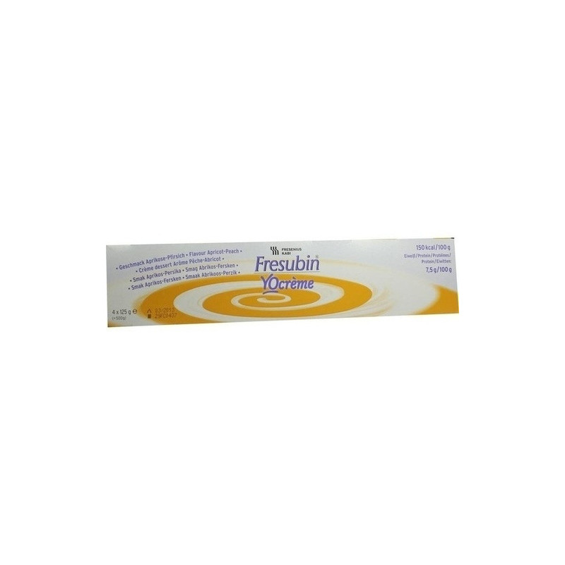 Fresubin YOcreme Aprikose-Pfirsich, 4X125 G – PZN 9510145