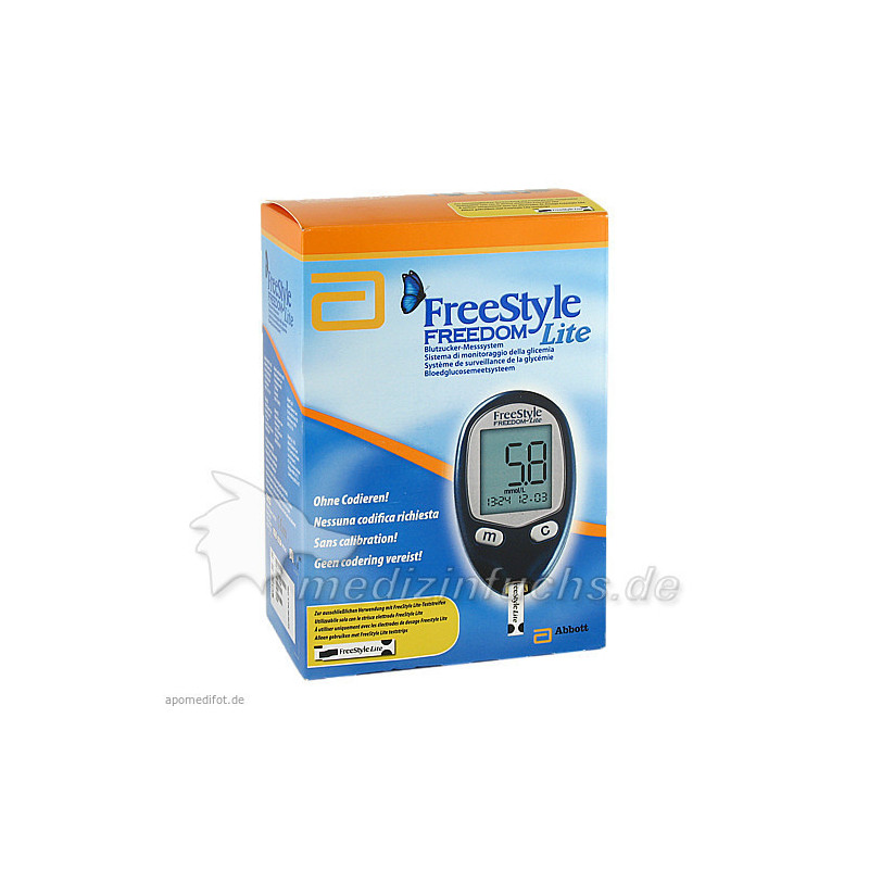 FreeStyle Freedom LITE Set mmol/l ohne Codieren, 1 ST – PZN 5703315