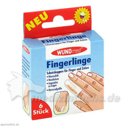 Fingerlinge Schutzkappen f.Finger+Zehen, 6 ST – PZN 1114415