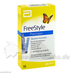 FreeStyle Precision Blutzucker-Teststr.o.Codieren, 50 ST – PZN 9628639