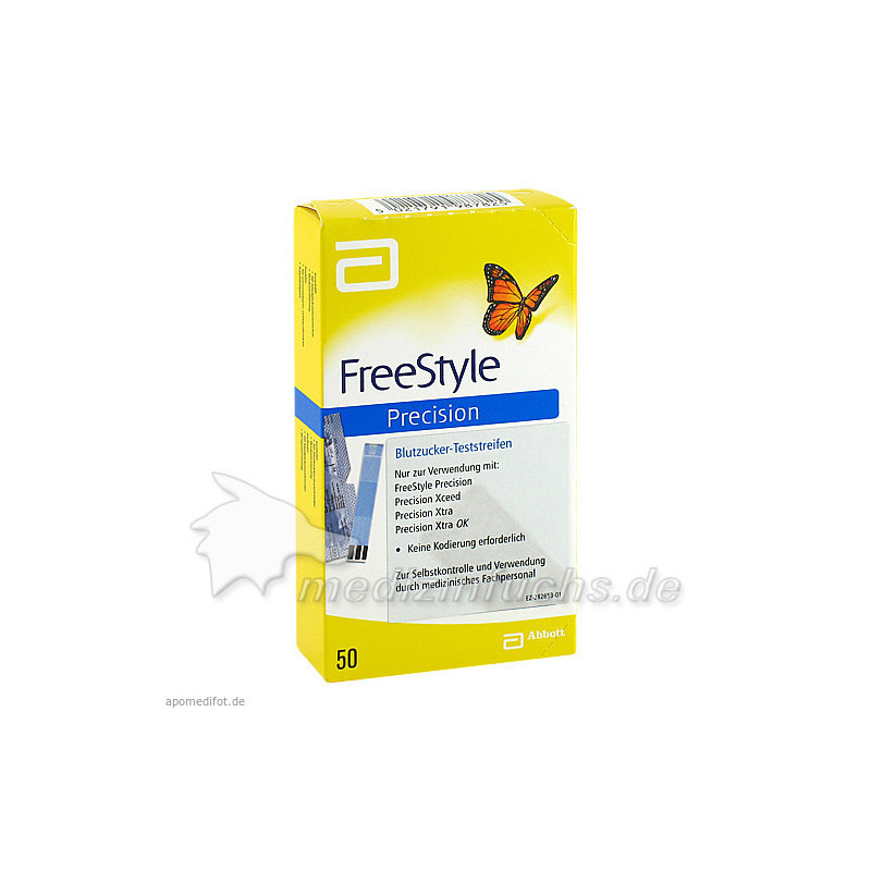 FreeStyle Precision Blutzucker-Teststr.o.Codieren, 50 ST – PZN 9628639