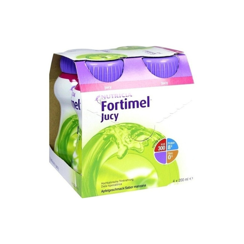 Fortimel Jucy Apfelgeschmack, 4X200 ML – PZN 1124862