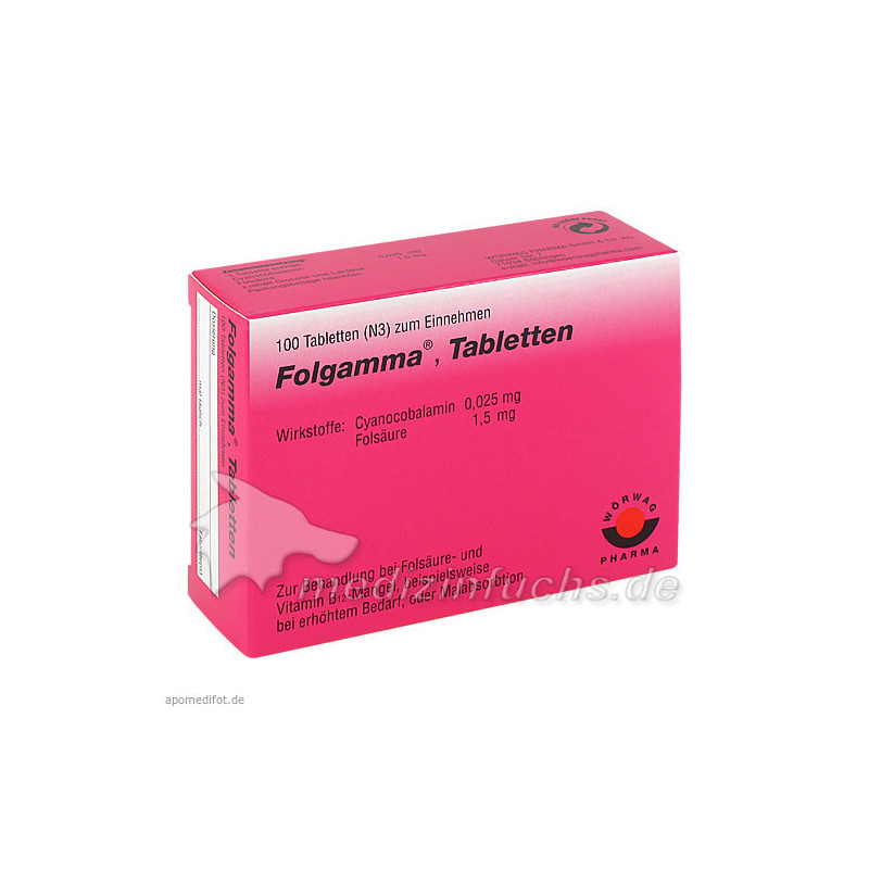 FOLGAMMA, 100 ST – PZN 391377