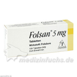 Folsan 5mg, 100 ST – PZN 1300106