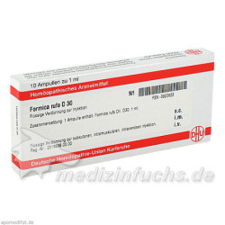 FORMICA RUFA D30, 10X1 ML – PZN 2823823