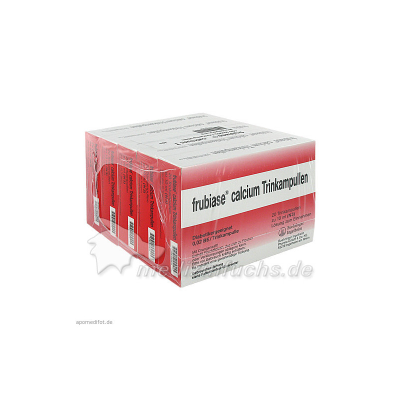 FRUBIASE CALCIUM T, 5X20 ST – PZN 3303818