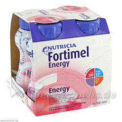 Fortimel Energy Erdbeergeschmack, 4X200 ML – PZN 1125318