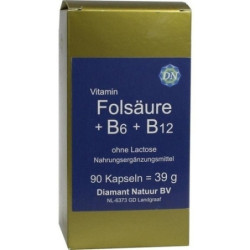 Folsäure + B6 + B12 ohne Lactose, 90 ST – PZN 5388888