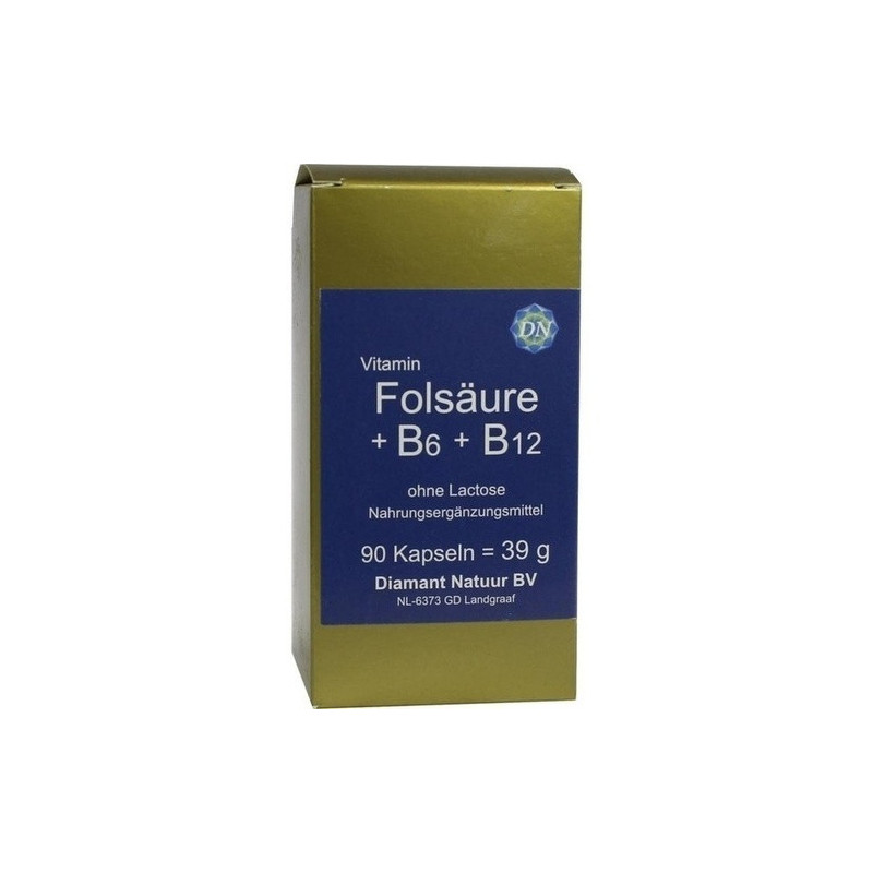 Folsäure + B6 + B12 ohne Lactose, 90 ST – PZN 5388888