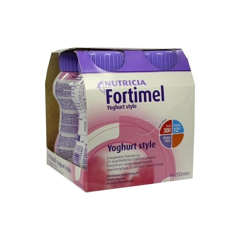 Fortimel Yoghurt Style Himbeergeschmack, 4X200 ML – PZN 1124980