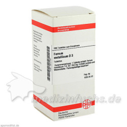 FERRUM MET D 3, 200 ST – PZN 2812191