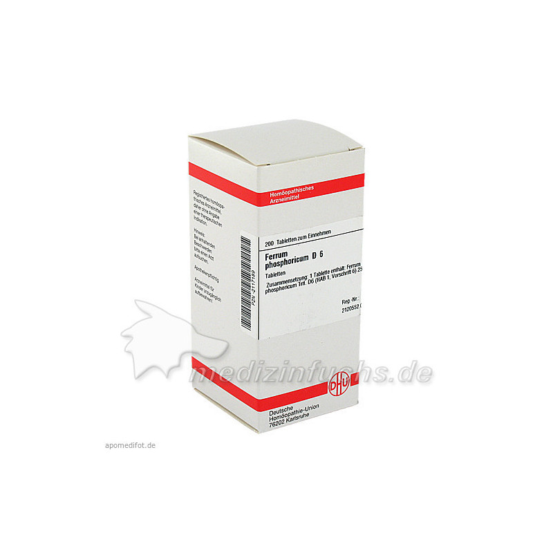 FERRUM PHOS D 6, 200 ST – PZN 2117189
