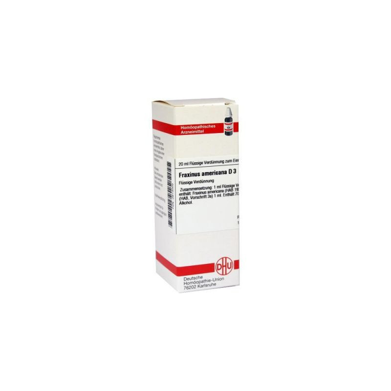 Fraxinus Americana D 3 Dilution (20 ml) – PZN 2614002